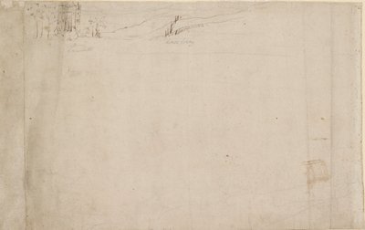 Panorama di Londra visto da Southwark: Lambeth da Anthonis van den Wyngaerde