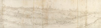 Vista panoramica di Segovia da est, c1550-1560 da Anthonis van den Wyngaerde