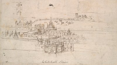 La Torre di Londra, c. 1550-1560 da Anthonis van den Wyngaerde