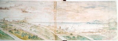 Veduta di Tarragona da Anthonis van den Wyngaerde