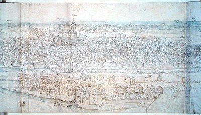 Veduta di Utrecht da Anthonis van den Wyngaerde