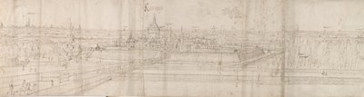 Veduta del Palazzo di Cantecroy vicino ad Anversa e della campagna circostante da Anthonis van den Wyngaerde