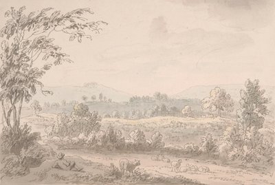 Paesaggio con pastore e pecore da Anthony Devis