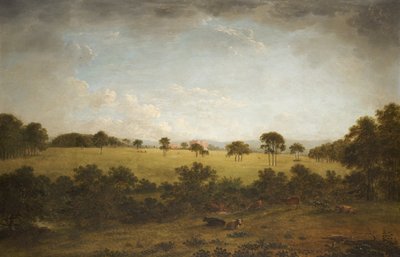 Tabley: Il Parco con una Vista Lontana della Casa da Anthony Devis