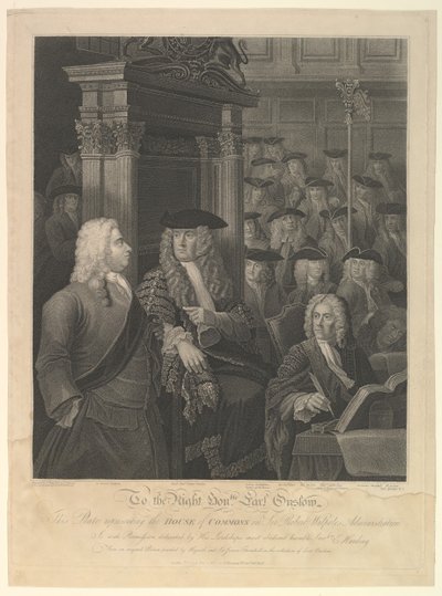 Camera dei Comuni - Amministrazione di Sir Robert Walpole, 1 novembre 1803 da Anthony Fogg