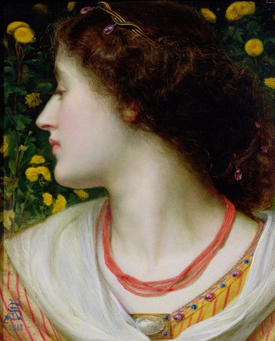 La Belle Isolde, 1862 da Anthony Frederick Augustus Sandys