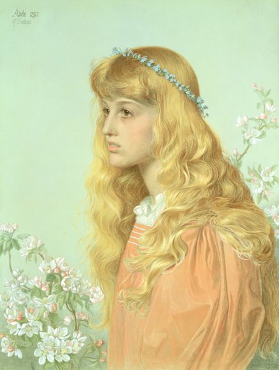 Ritratto di Miss Adele Donaldson, 1897 da Anthony Frederick Augustus Sandys