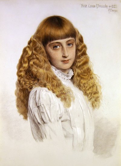 Ritratto di Violet Louisa Ponsonby da Anthony Frederick Augustus Sandys