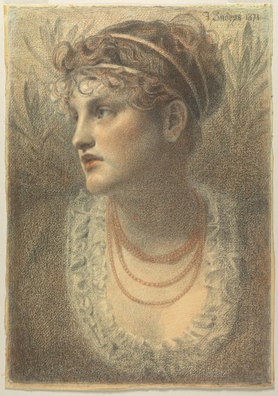 La collana di corallo da Anthony Frederick Augustus Sandys