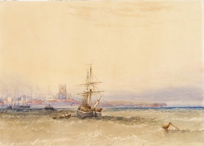 Mattina, Hartlepool da Anthony Vandyke Copley Fielding