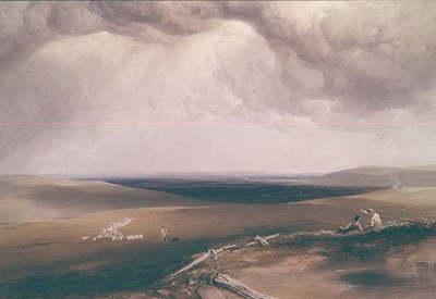 Sulle South Downs da Anthony Vandyke Copley Fielding