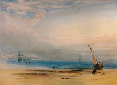 Scarborough dalla baia, 1850, 1935 da Anthony Vandyke Copley Fielding
