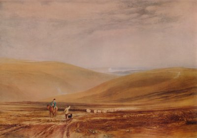 Le Downs vicino a Beachy Head da Anthony Vandyke Copley Fielding