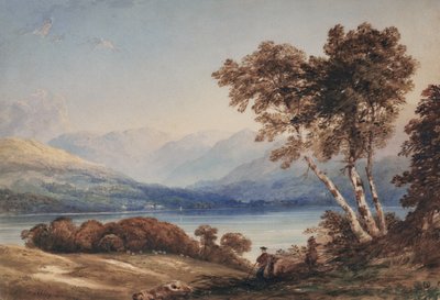 Veduta di un lago da Anthony Vandyke Copley Fielding