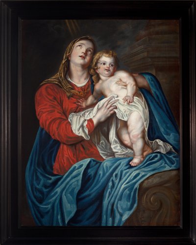 Anonimo. Vergine con il Bambino. XVIII secolo (?). da Anthony van (after) Dyck