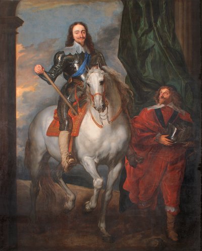 Carlo I a Cavallo con M. De St. Antoine da Anthony van (after) Dyck