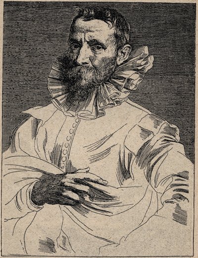 Jan Brueghel il Vecchio - incisione dopo Anthony van Dyck da Anthony van (after) Dyck