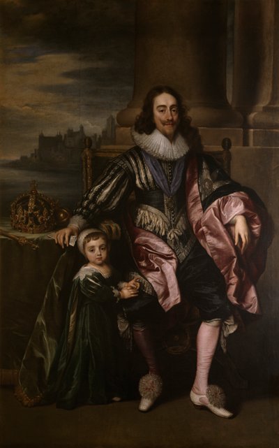 Re Carlo I e Principe Carlo da Anthony van (after) Dyck