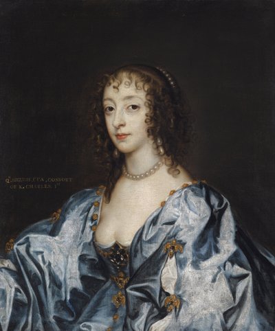 Ritratto della Regina Enrichetta Maria di Francia da Anthony van (studio of) Dyck