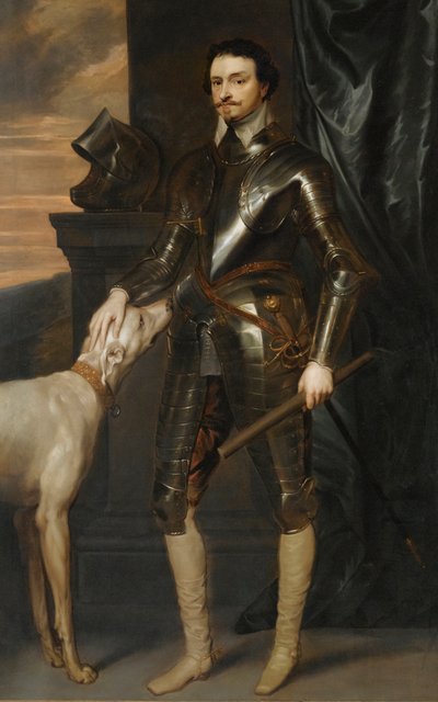Ritratto di Thomas Wentworth da Anthony van (studio of) Dyck