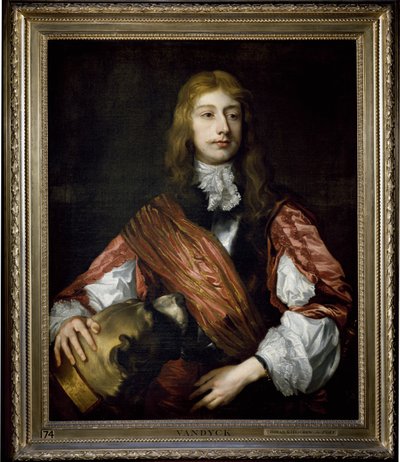 Thomas Killigrew e il suo cane da Anthony van (studio of) Dyck