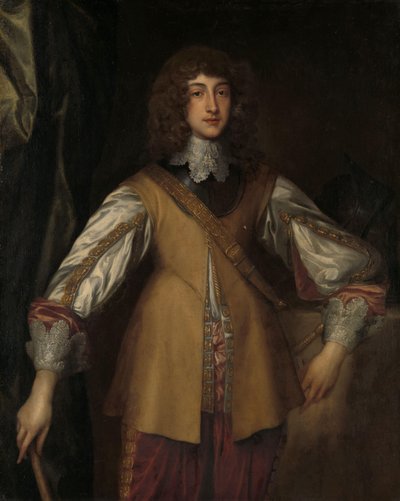 Ritratto di Rupert (1619-1682), Principe Elettore del Reno, in abito da combattimento da Anthony van Dyck (copy after)