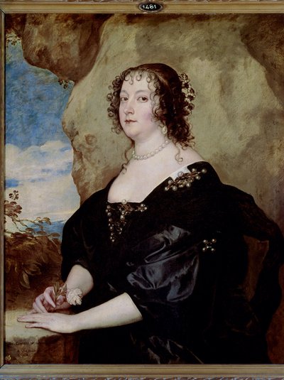 Beatriz van Hemmema, contessa di Oxford, c. 1638 da Anthony van Dyck