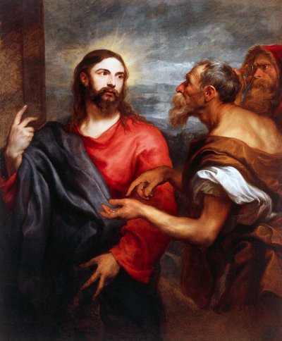 Cristo della moneta da Anthony van Dyck