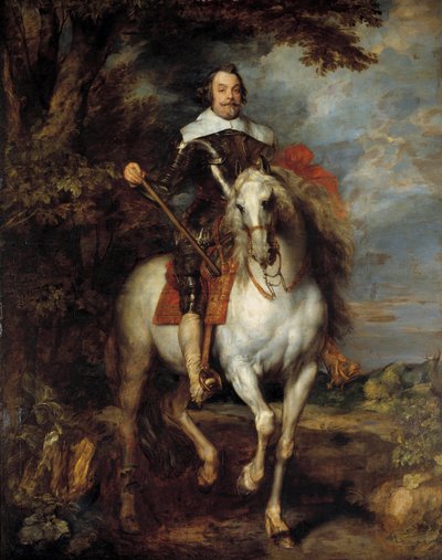 Ritratto equestre di Don Francisco de Moncada, Conte Dossuna, Ambasciatore del Re Filippo IV di Spagna a Bruxelles da Anthony van Dyck