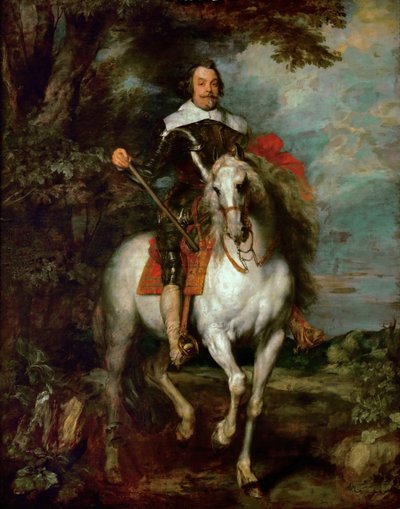 Ritratto equestre di Francisco de Moncada 1586-1635, Marchese di Aytona e Conte di Ossuna da Anthony van Dyck
