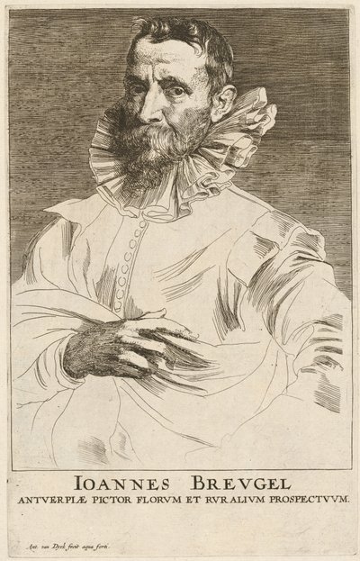Jan Bruegel il Vecchio, probabilmente 1626-1641 da Anthony van Dyck