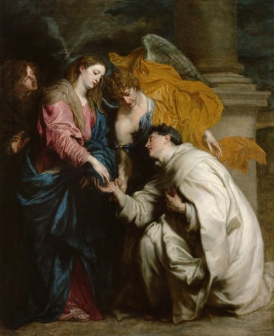 La visione del beato Hermann di Steinfeld, detto Giuseppe (1150-1230) da Anthony van Dyck