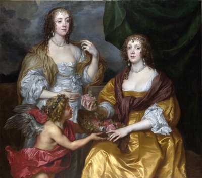 Dame Elisabeth Thimbleby e Dorothy Viscountess Andover da Anthony van Dyck