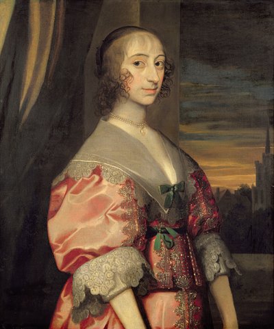 Lady Hoghton, moglie del primo baronetto, XVII secolo da Anthony van Dyck