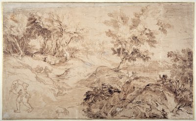 Paesaggio nello stile di Tiziano da Anthony van Dyck