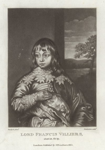 Lord Francis Villiers da Anthony van Dyck