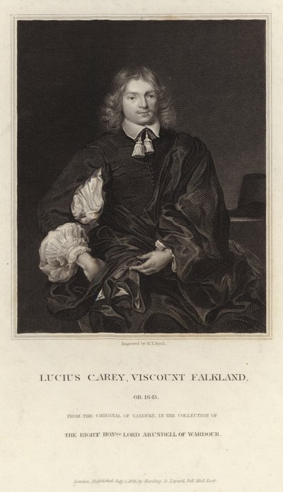 Lucius Carey, Visconte Falkland, ob 1643 da Anthony van Dyck