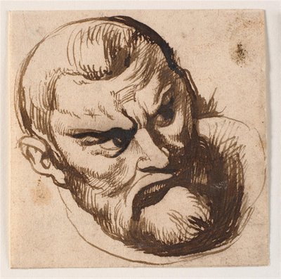Mandehoved da Anthony van Dyck