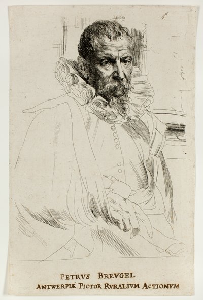 Pieter Brueghel il Giovane da Anthony van Dyck