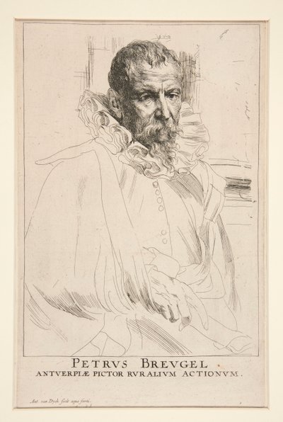 Pieter Brueghel il Giovane da Anthony van Dyck