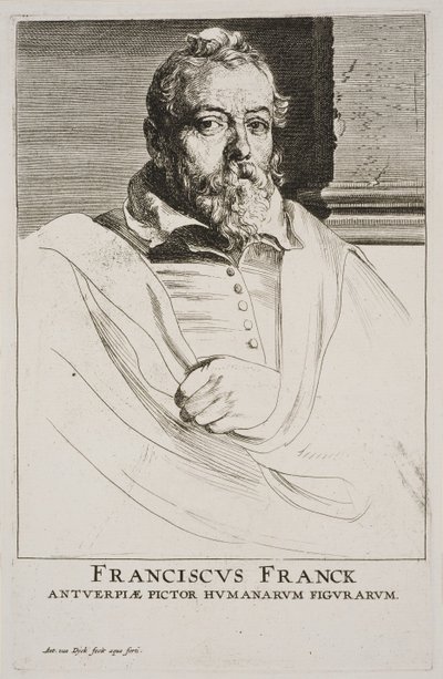 Ritratto di Frans Francken da Anthony van Dyck