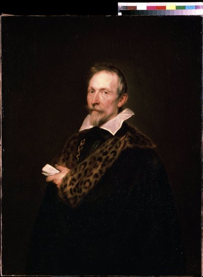 Ritratto del diplomatico e intellettuale Jan Van der Wouver (Waverius) da Anthony van Dyck