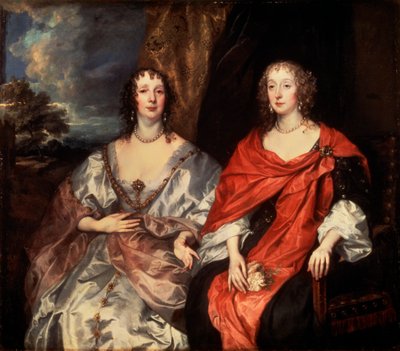 Ritratto di Anne Dalkeith e Anne Kirke, 1630s da Anthony van Dyck
