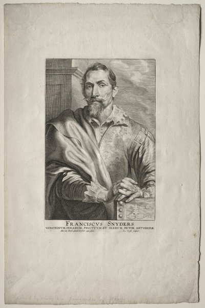 Ritratto di Frans Snyders da Anthony van Dyck