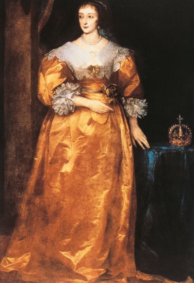 Ritratto di Enrichetta Maria di Francia da Anthony van Dyck
