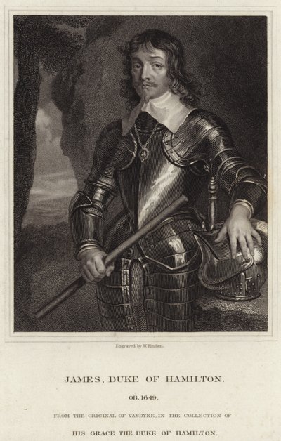 Ritratto di James Hamilton, Duca di Hamilton da Anthony van Dyck