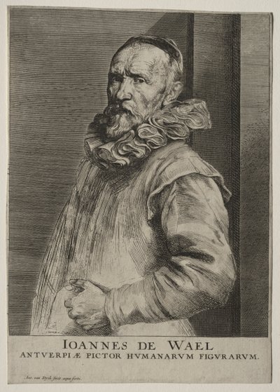 Ritratto di Jan de Wael Nevers da Anthony van Dyck