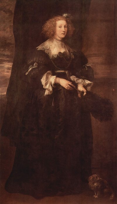 Ritratto di Maria de Raet da Anthony van Dyck