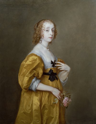 Ritratto di Mary Villiers (1622-85) Lady Herbert di Shurland da Anthony van Dyck