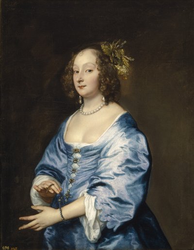 Ritratto di Mary nata Ruthven, Lady van Dyck da Anthony van Dyck